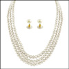 3 string white pearl set - SJPJA-236 - Click here to View more details about this Product
